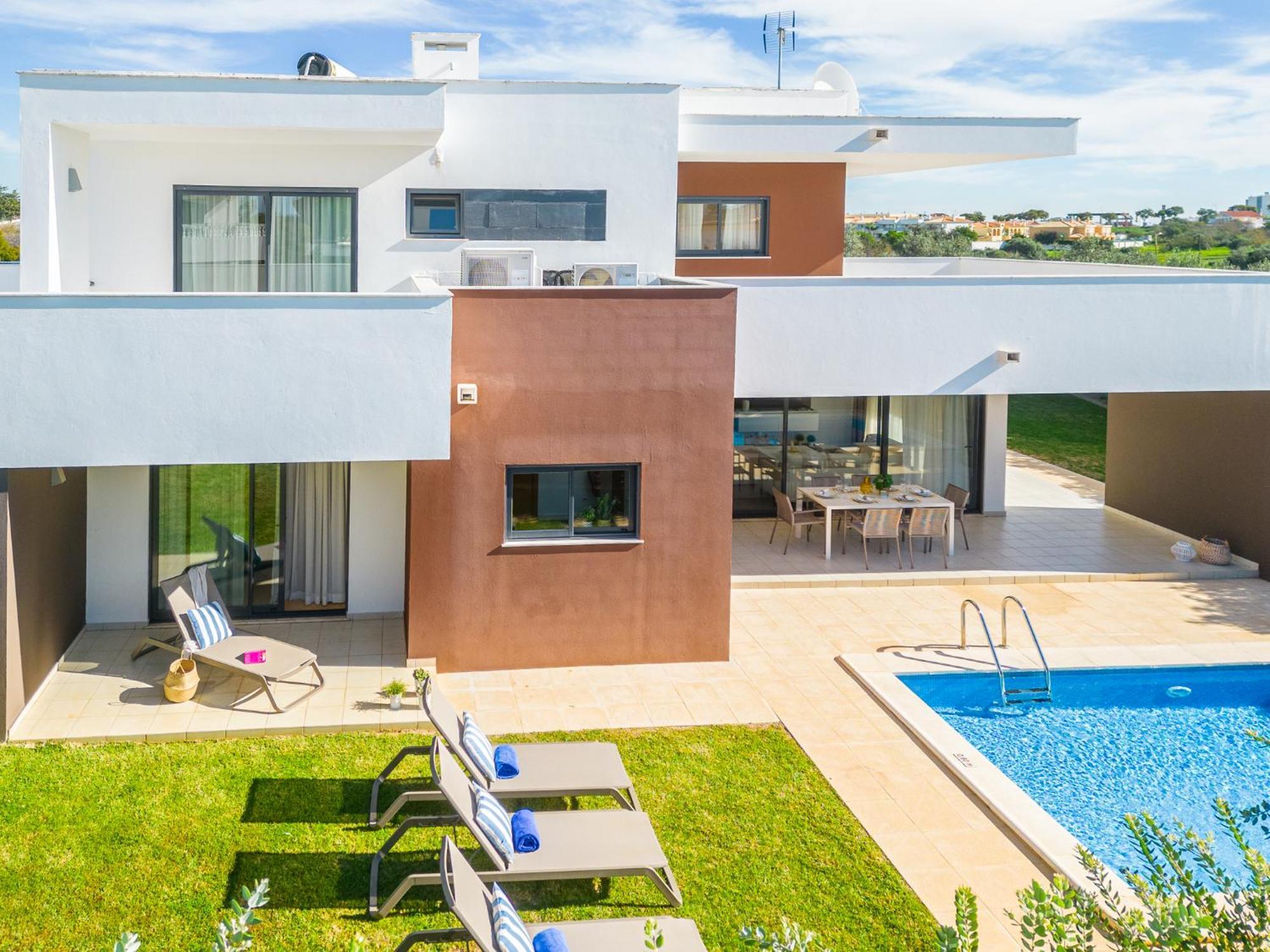 Villas Novochoro - Large Garden- Heatable Pool By Dreamvillasalbufeira Kültér fotó